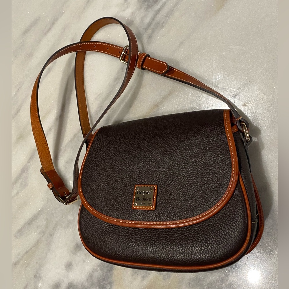 Dooney & Bourke pebble Grain Saddle Bag